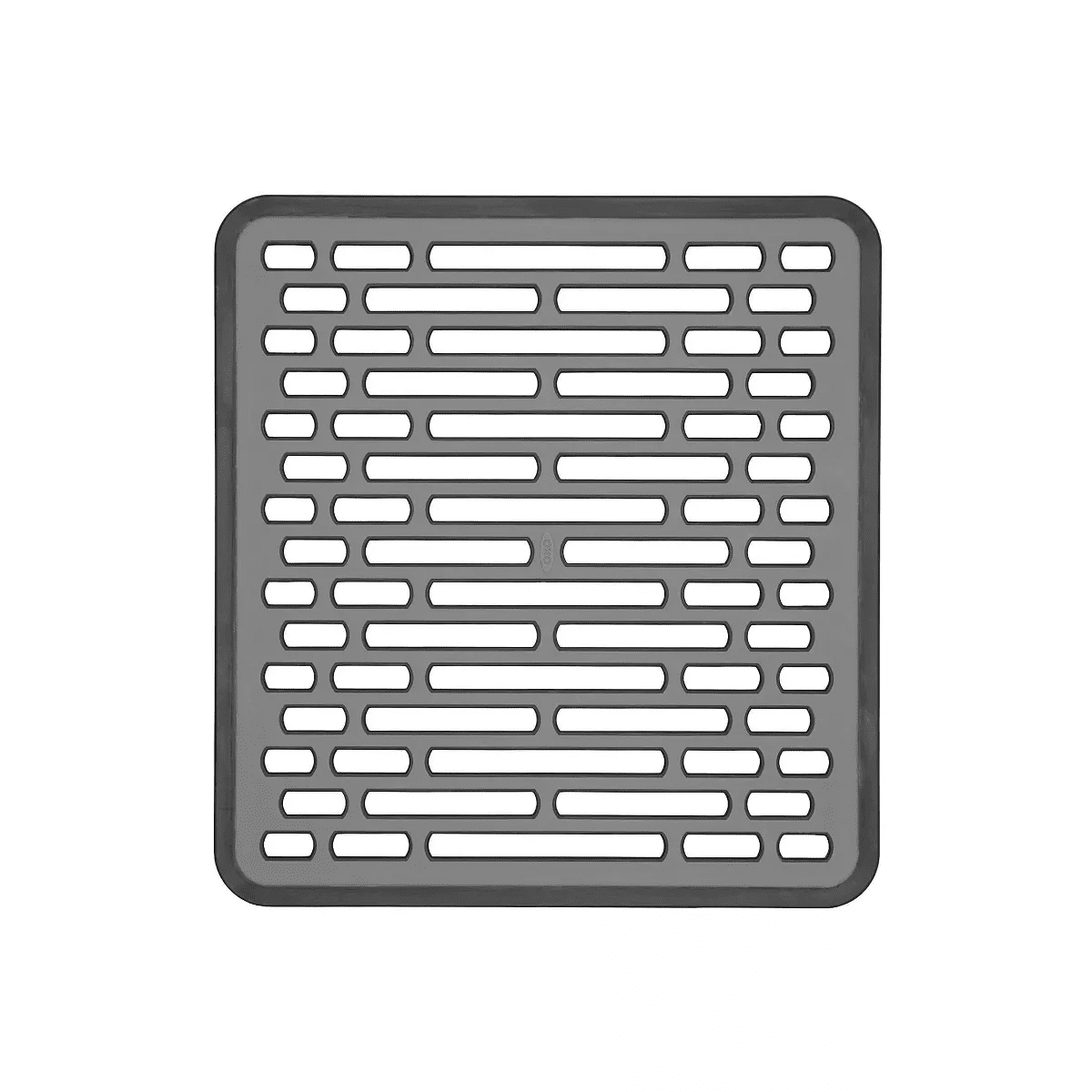 OXO Small Sink Mat: Gray Polypropylene Kitchen Sink Protector & Dish Drying Rack, Freestanding, Hand Wash, 12.25" X 11.5"
