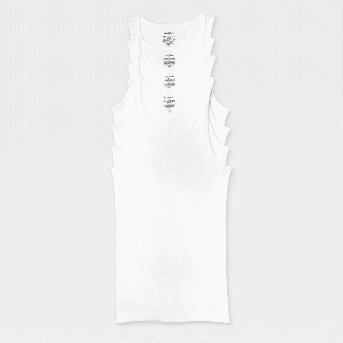 Men'S 4Pk Ribbed Tank Top - Goodfellow & Co - Image 4