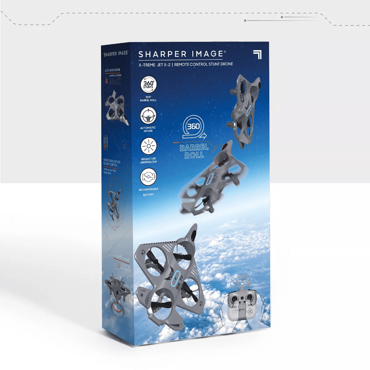 Sharper Image Thunderbolt Jet X Mini Drone: Remote Control, Beginner Level, Indoor/Outdoor Use, 5-Minute Flight Time - Image 7