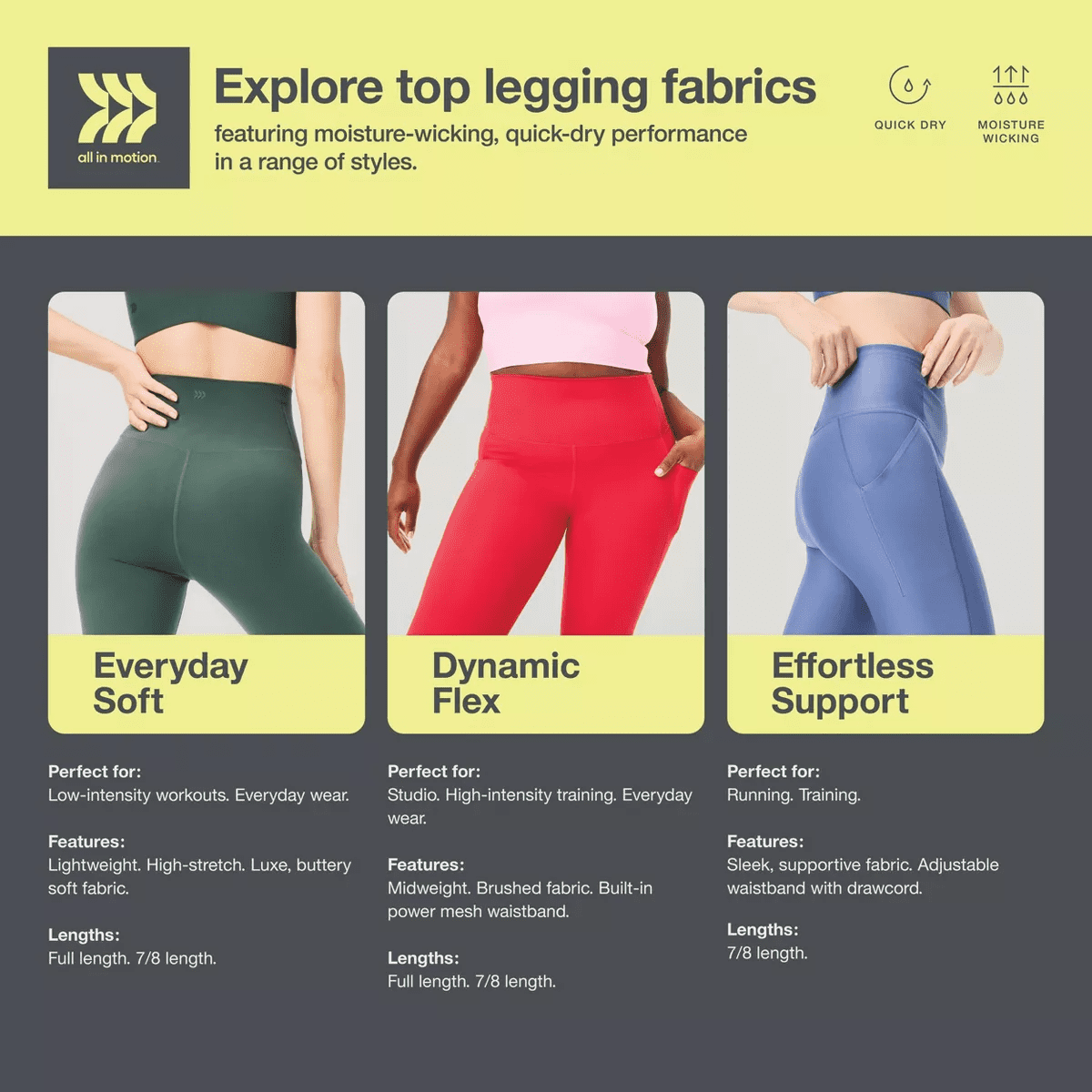 Women'S Dynamic Flex High-Rise Pocketed Straight Leg Pants - All in Motion - Image 6