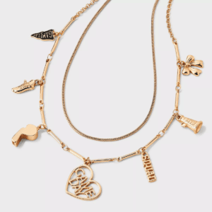Game Day Charm Multi-Strand Necklace - Universal Thread™ Gold
