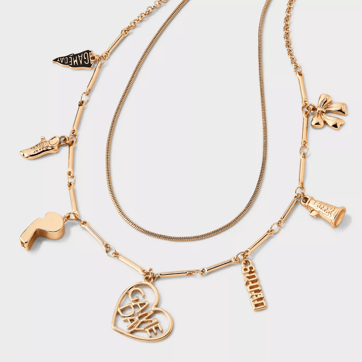Game Day Charm Multi-Strand Necklace - Universal Thread™ Gold