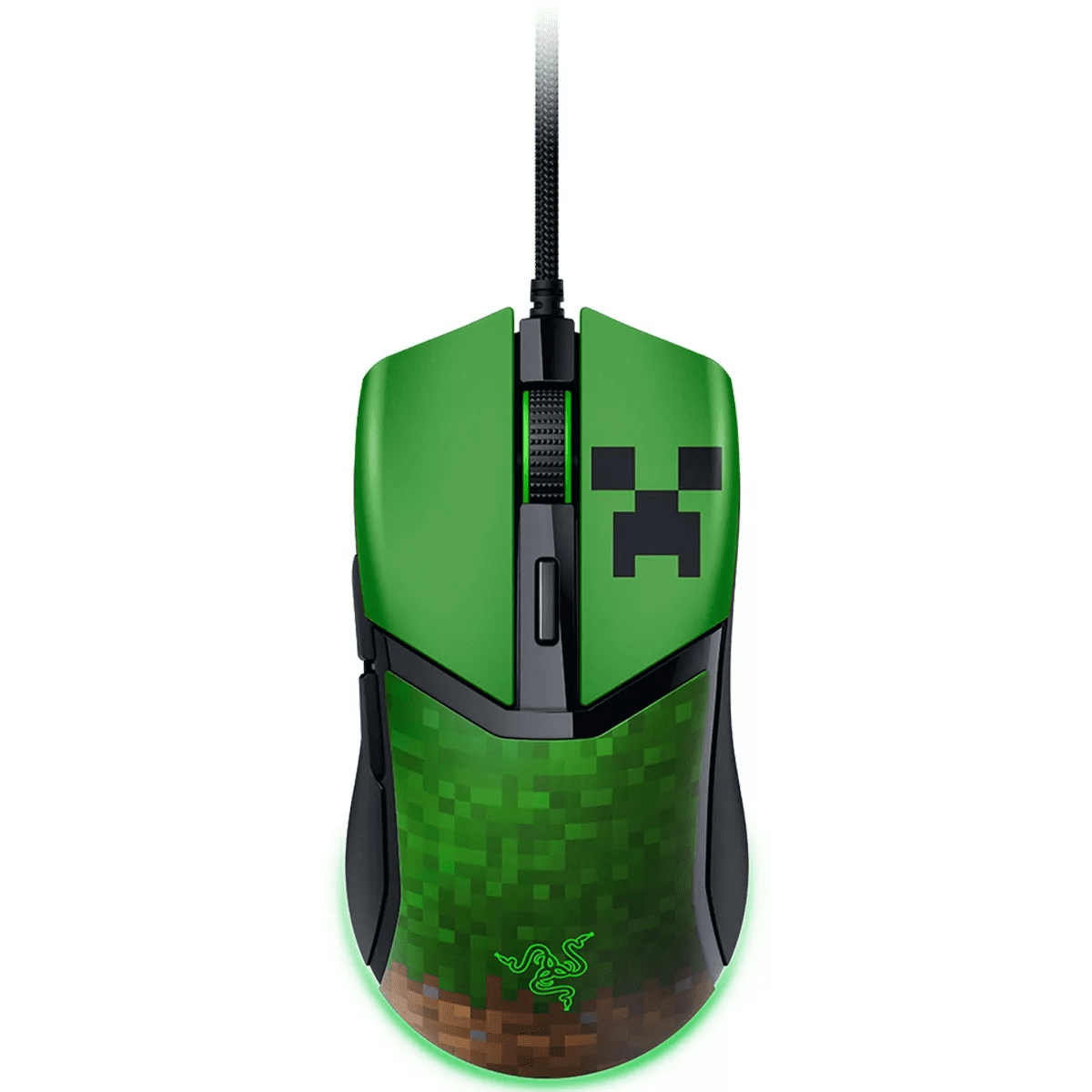 Razer Cobra Customizable Gaming Mouse - Minecraft Edition: Wired Precision Device
