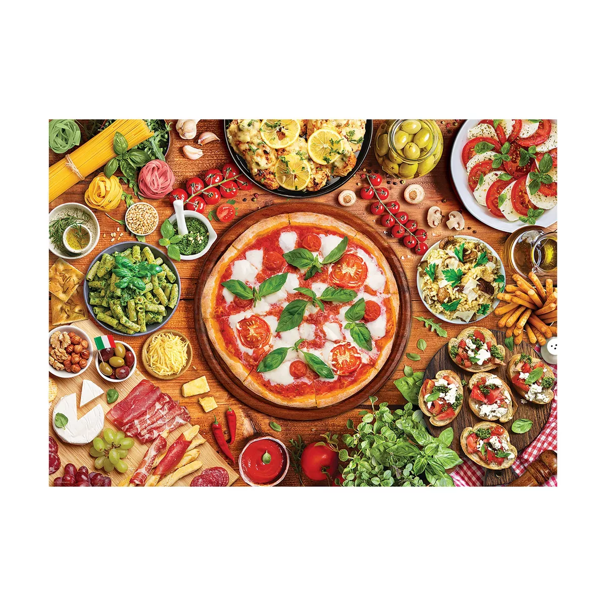 Eurographics Flavors of the World Italian Table Jigsaw Puzzle - 1000Pc