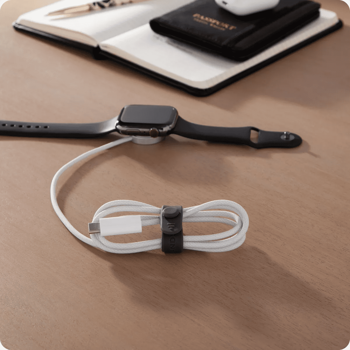 U Brands 6Ct Silicone Cord Bands - Image 2