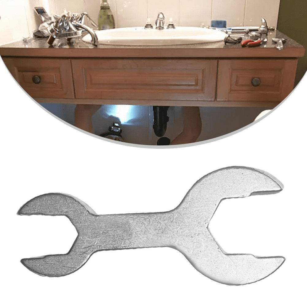 Stainless Steel Bidet Three-Way Adjustable Wrench for Plumbing Fixtures Multi-Specification Movable Knob Tool Silver - Image 3