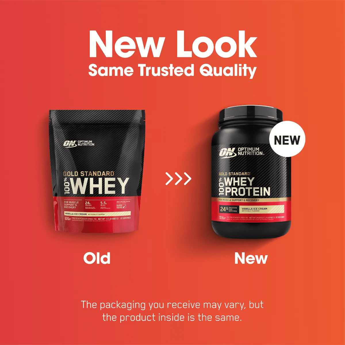 Optimum Nutrition Gold Standard 100% Whey Protein Powder - Vanilla Ice Cream - 22 Servings - 24Oz - Image 16