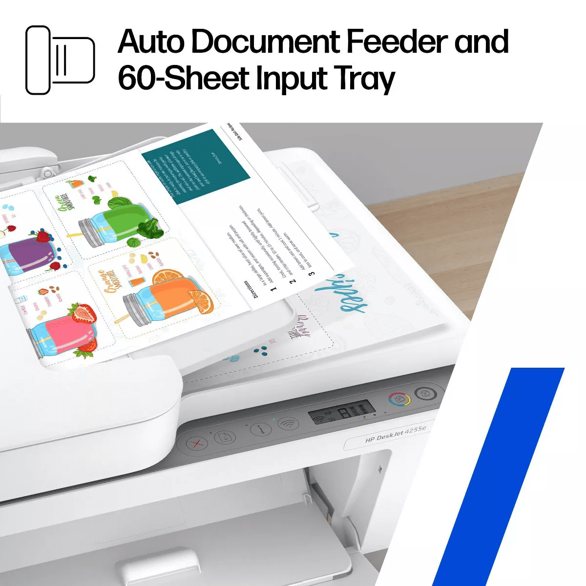 HP Deskjet 4255E Wireless All-In-One Color Printer Scanner Copier with 3 Months Free Instant Ink (588S6A) - Image 11