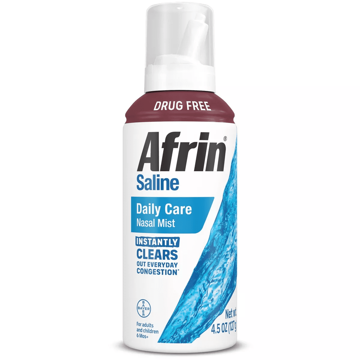 Afrin Saline Daily Care Nasal Mist Spray - 4.5 Fl Oz