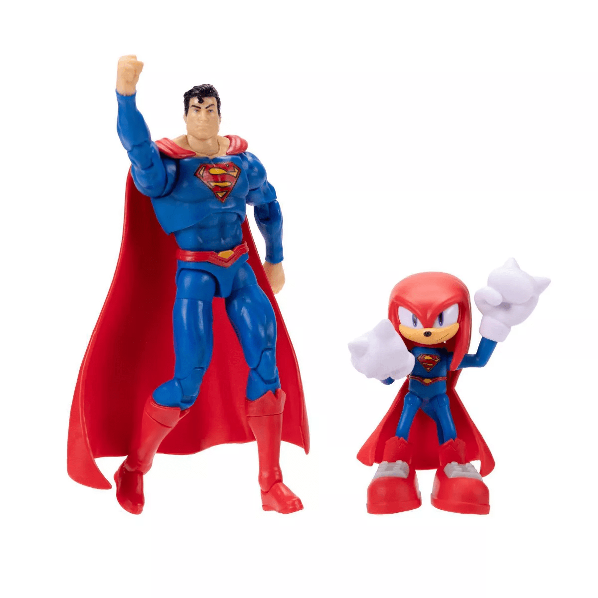 DC X Sonic the Hedgehog Knuckles and Superman Action Figure - Image 6