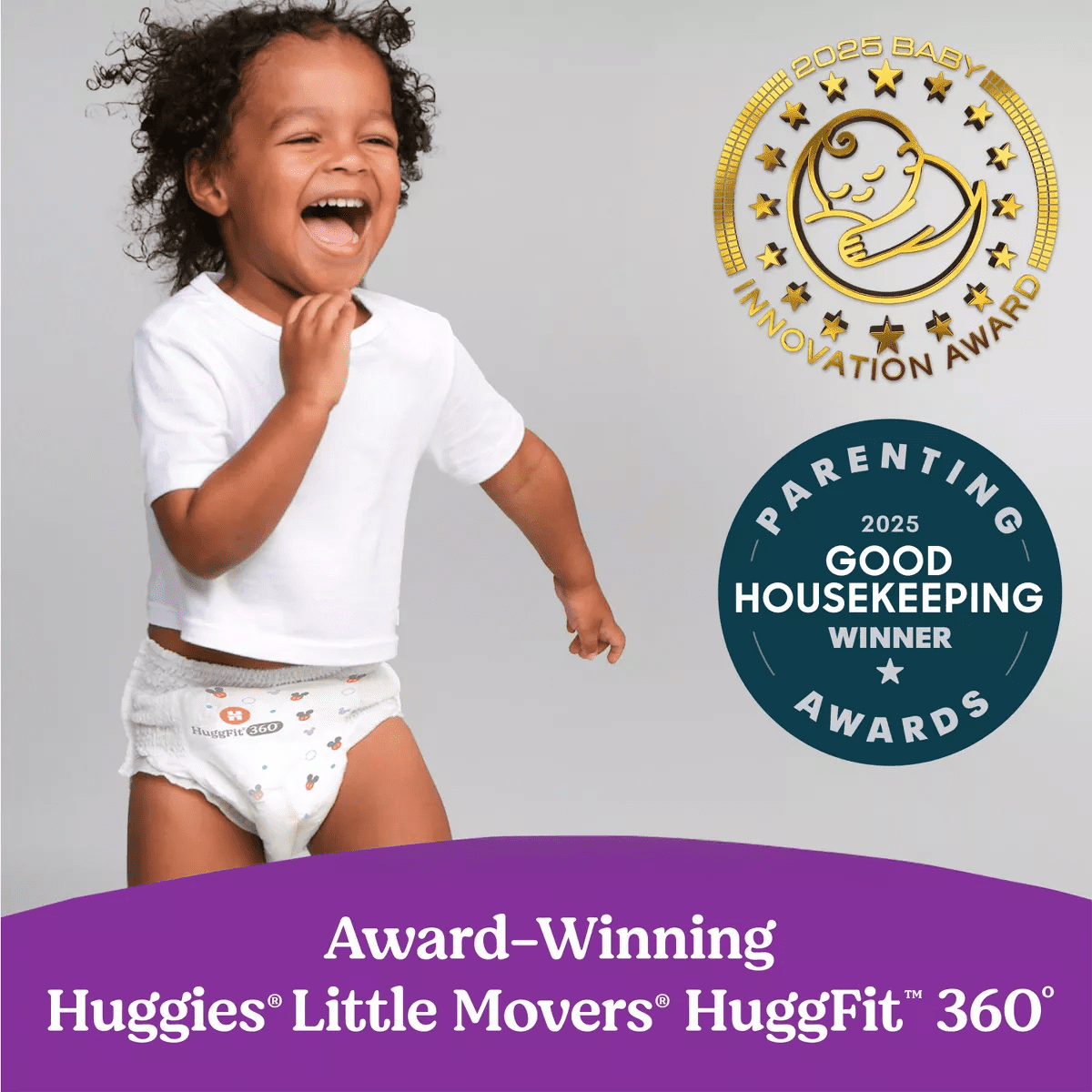 Huggies Little Movers Huggfit 360 Diapers - Image 9
