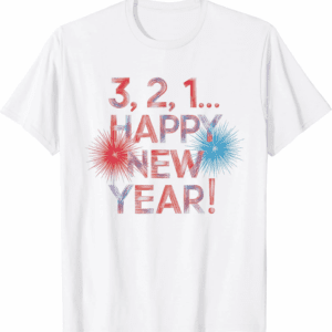 Happy New Year Fireworks Countdown Apparel T-Shirt