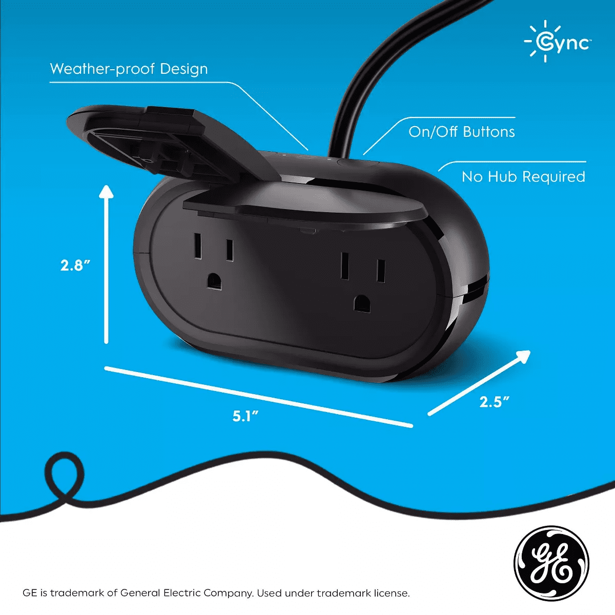 GE CYNC Smart Outdoor Plug - Image 6
