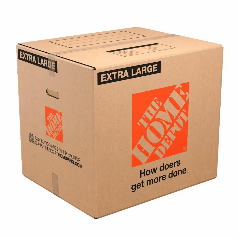 24 In. L X 20 In. W X 20 In. D Extra-Large Moving Shipping and Packing Box with Handles (10-Pack)