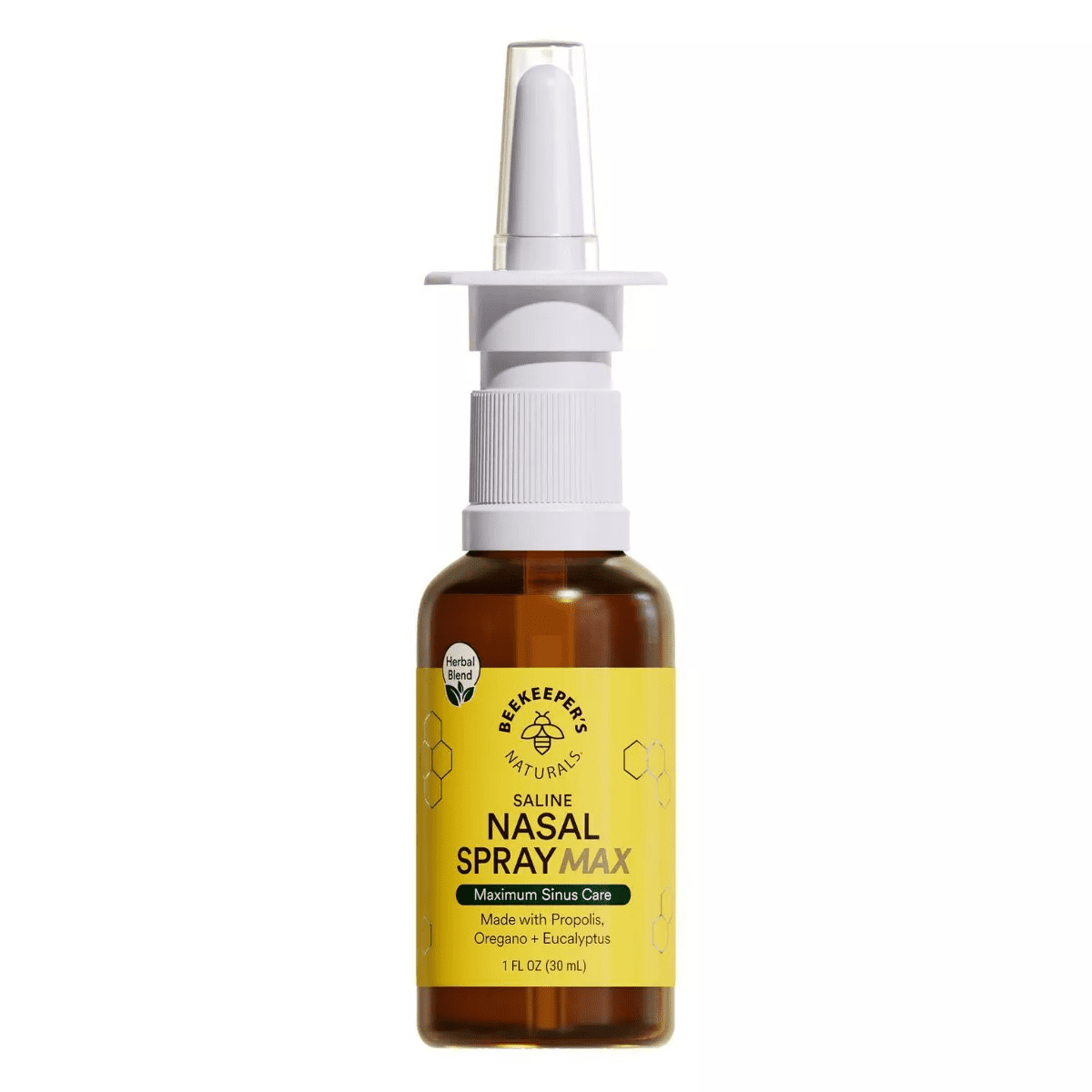 Beekeepers Naturals Propolis Xylitol Nasal Spray Max - 1 Fl Oz/30Ml