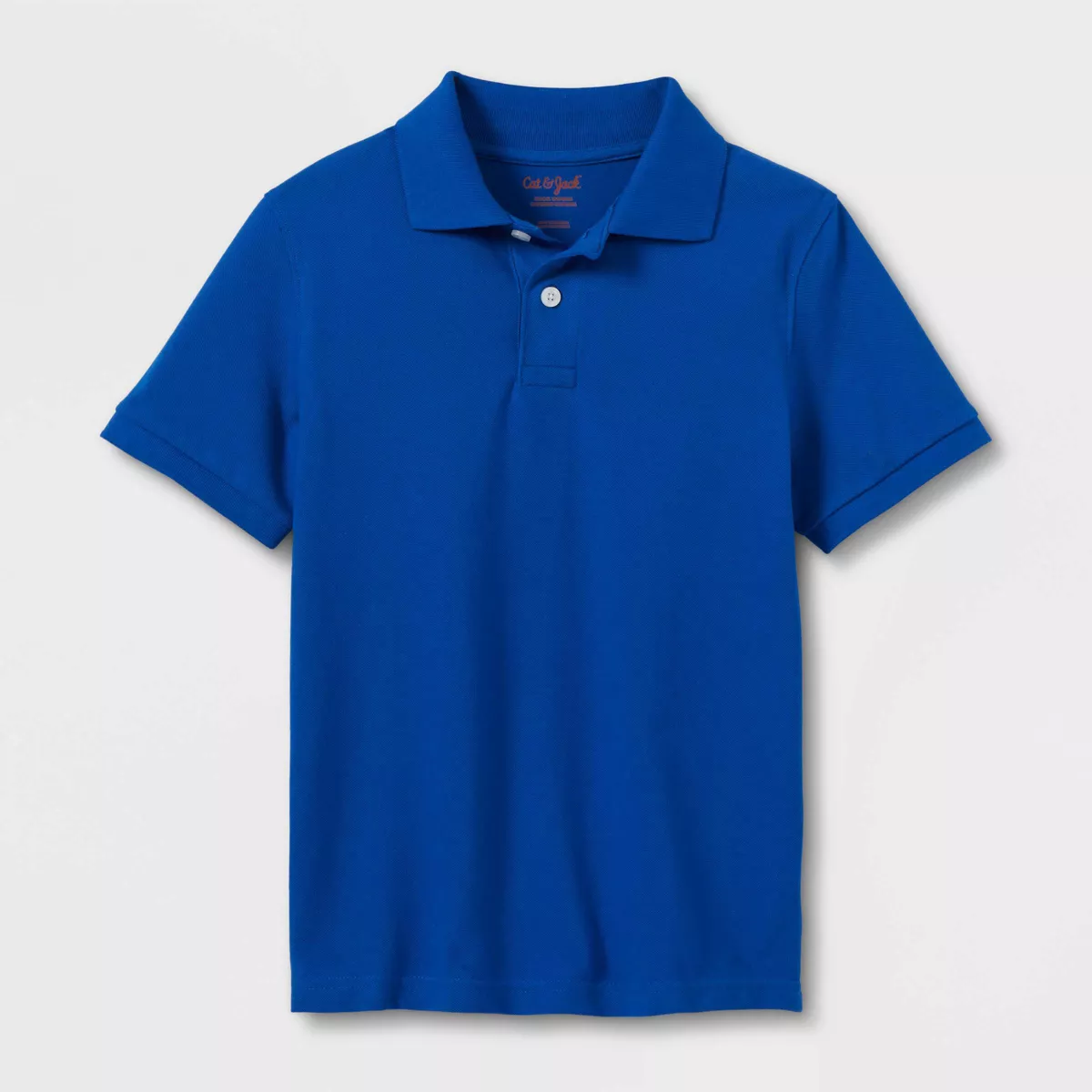 Boys' Short Sleeve Pique Uniform Polo Shirt - Cat & Jack™ - Image 4