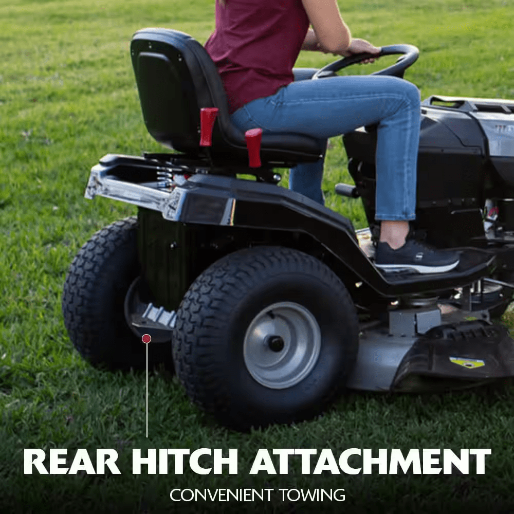 MT100 42 In. 13.5 HP 500Cc E1350 Series Briggs and Stratton Engine 6-Speed Manual Gas Riding Lawn Tractor Mower - Image 12