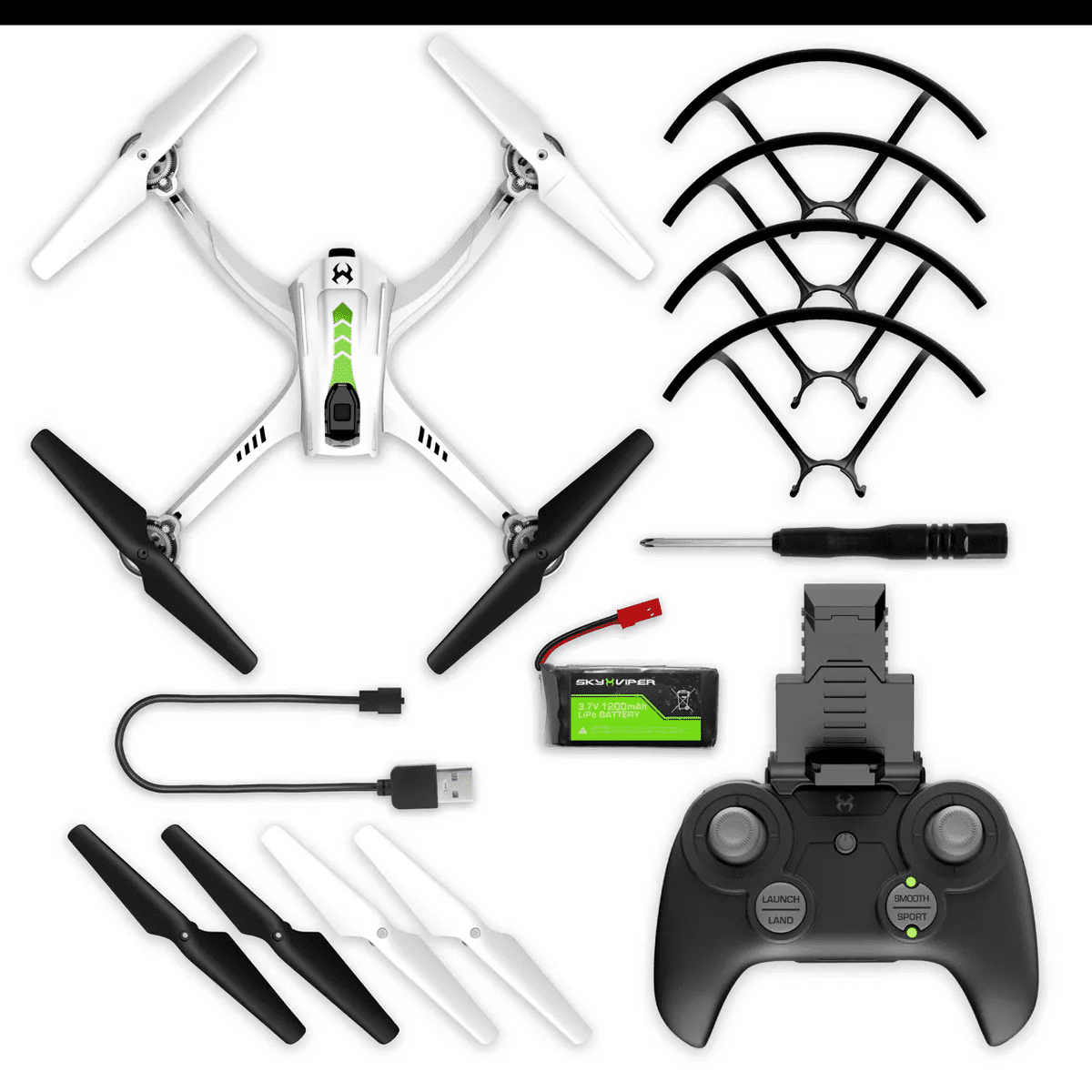 Sky Viper Vista HD Video Drone: Built-In Camera, Remote Control, Bluetooth, Beginner Skill Level - Image 7