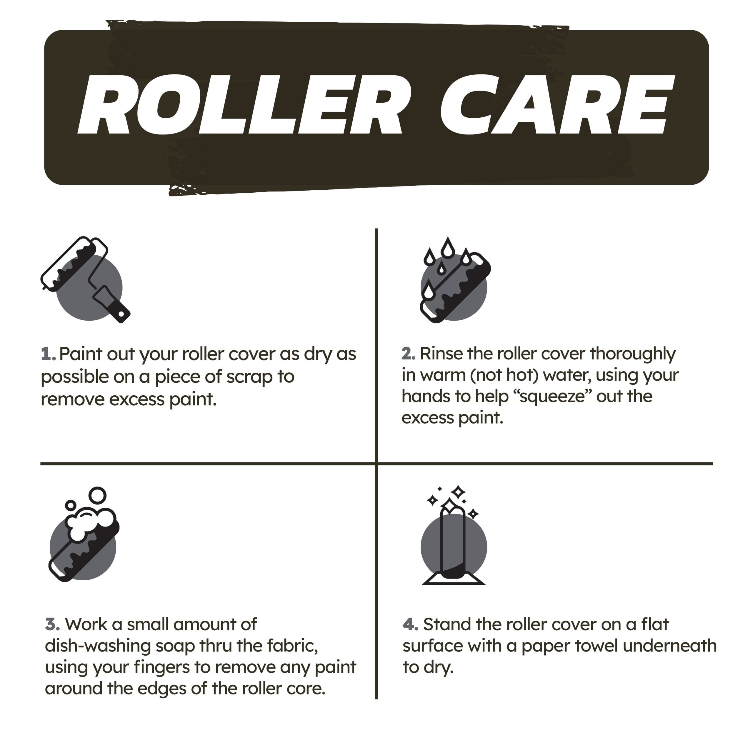 BETTER 6-Piece 4" Knit Paint Mini Roller Kit - Image 8