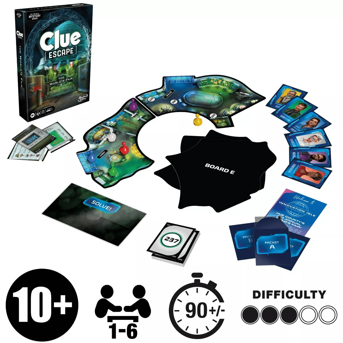 Hasbro Gaming Clue Escape the World'S Fair Game - Image 3
