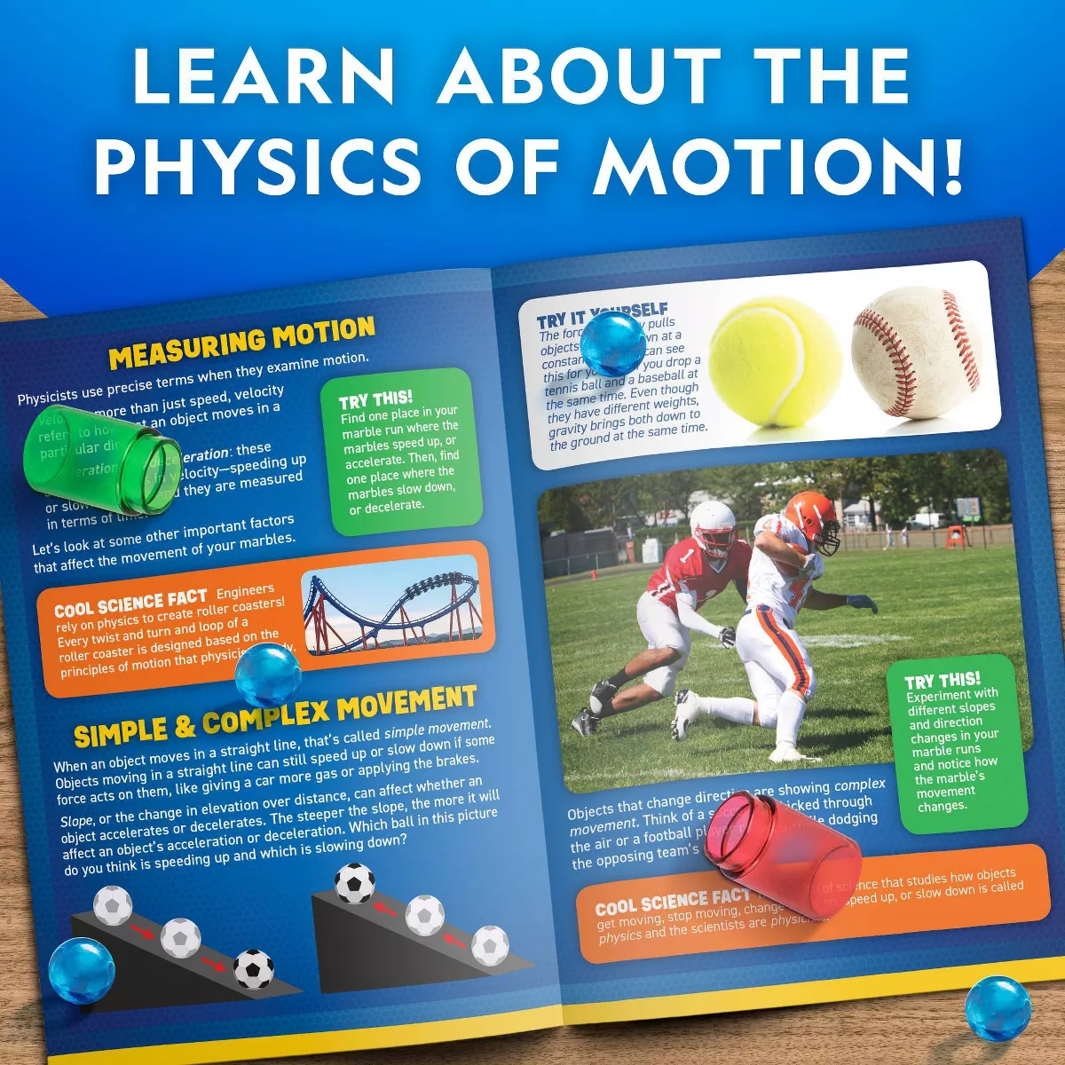 National Geographic 100 PC Marble Run: Creative, Engineering, Physics, Activity Guide Included - Image 5