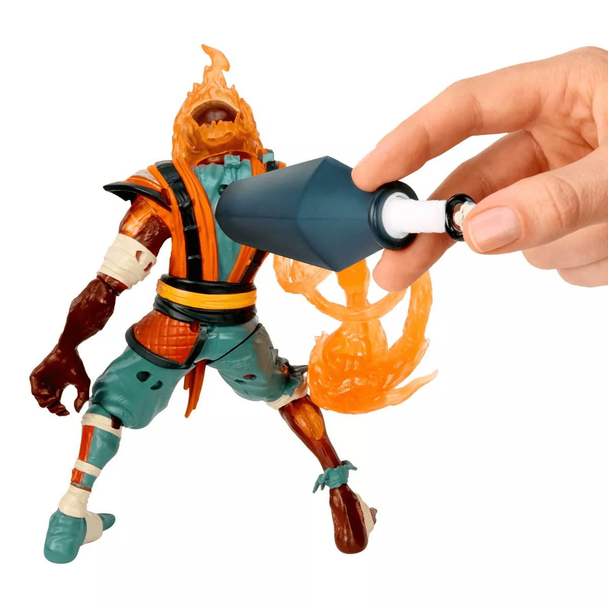 Ninjombie Action Figure - Scorchstrike, Ninja Zombie with Slime, Ages 3+ - Image 4
