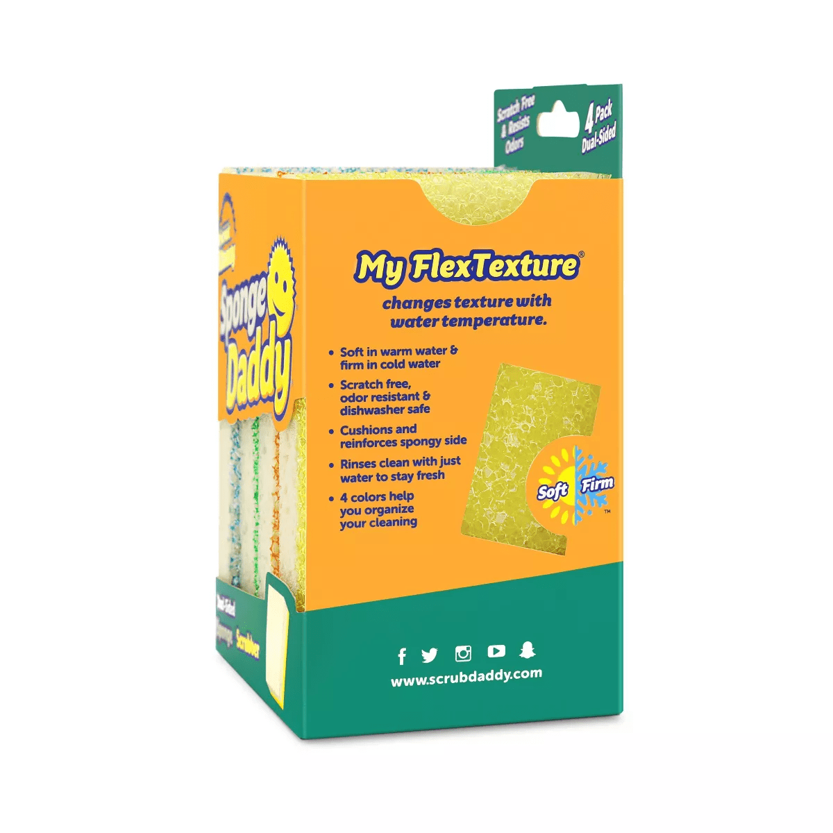 Scrub Daddy Sponge - 4Ct - Image 3