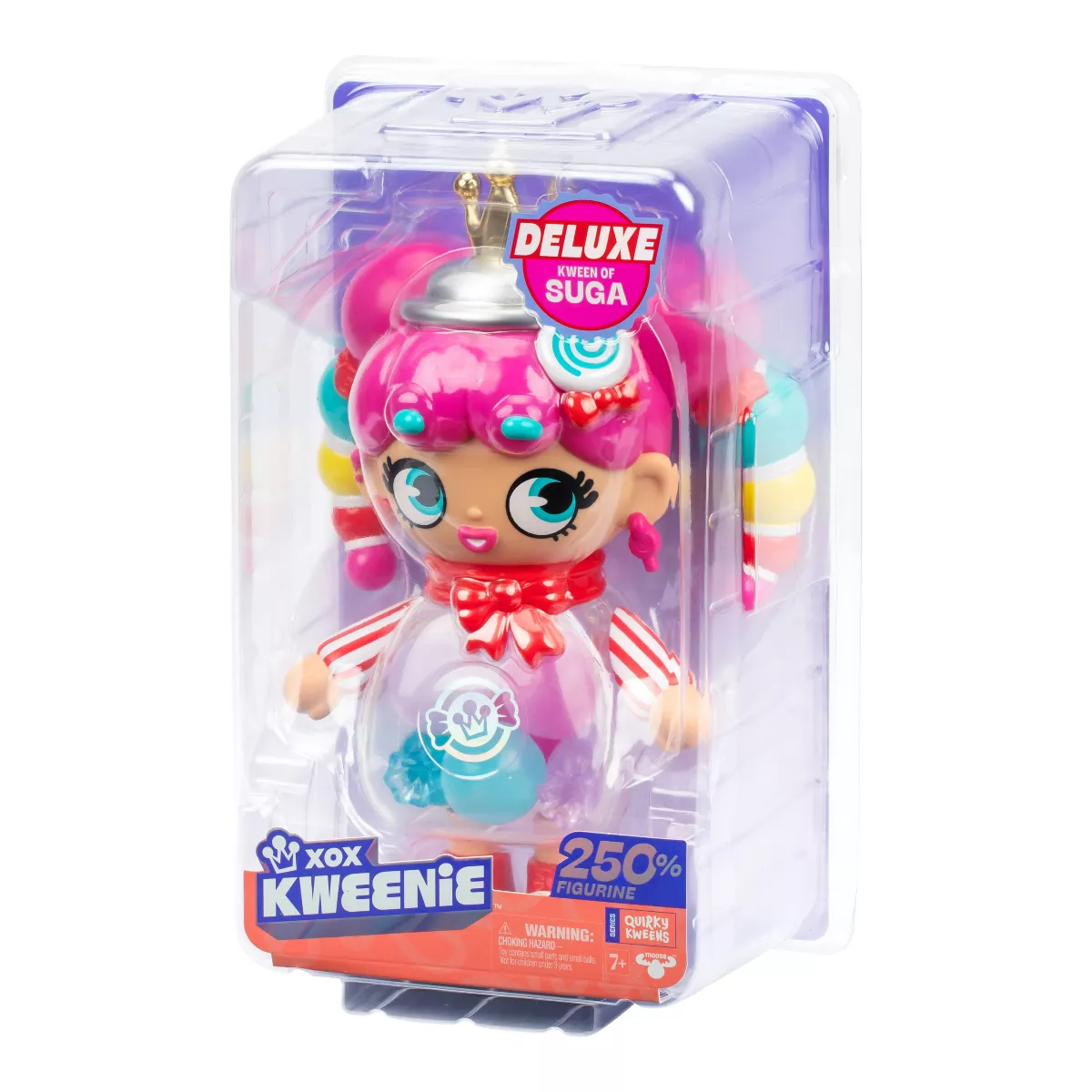 XOX Kweenie Candy Deluxe Figure: Articulated Plastic Miniature with Collectible Card - Image 4