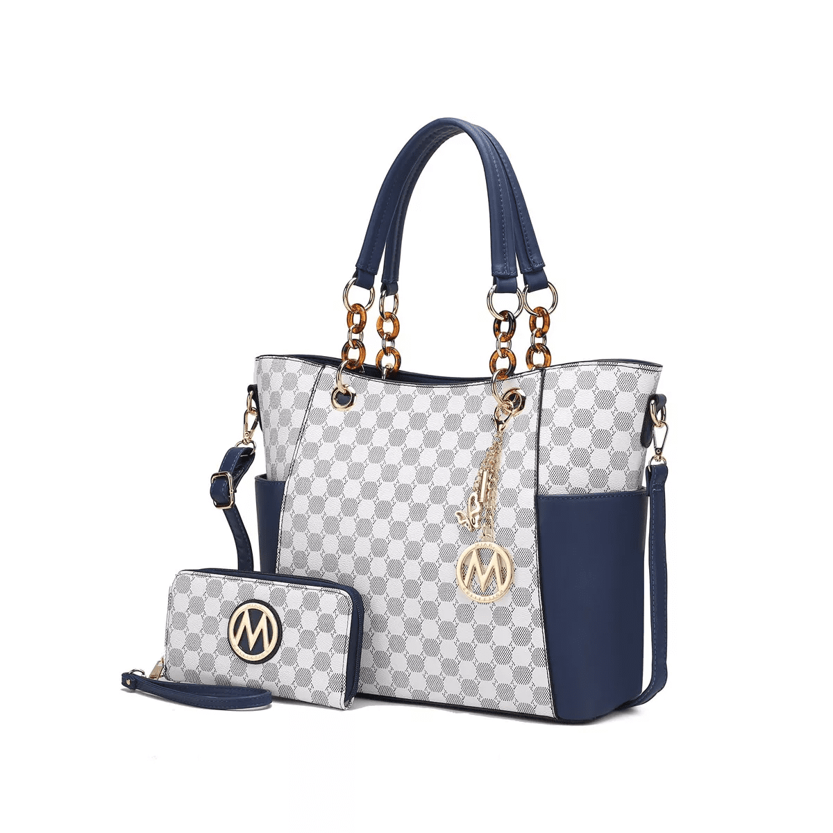 MKF Collection Merlina Circular Print Women’S Tote Bag with Matching Wallet by Mia K - Image 12