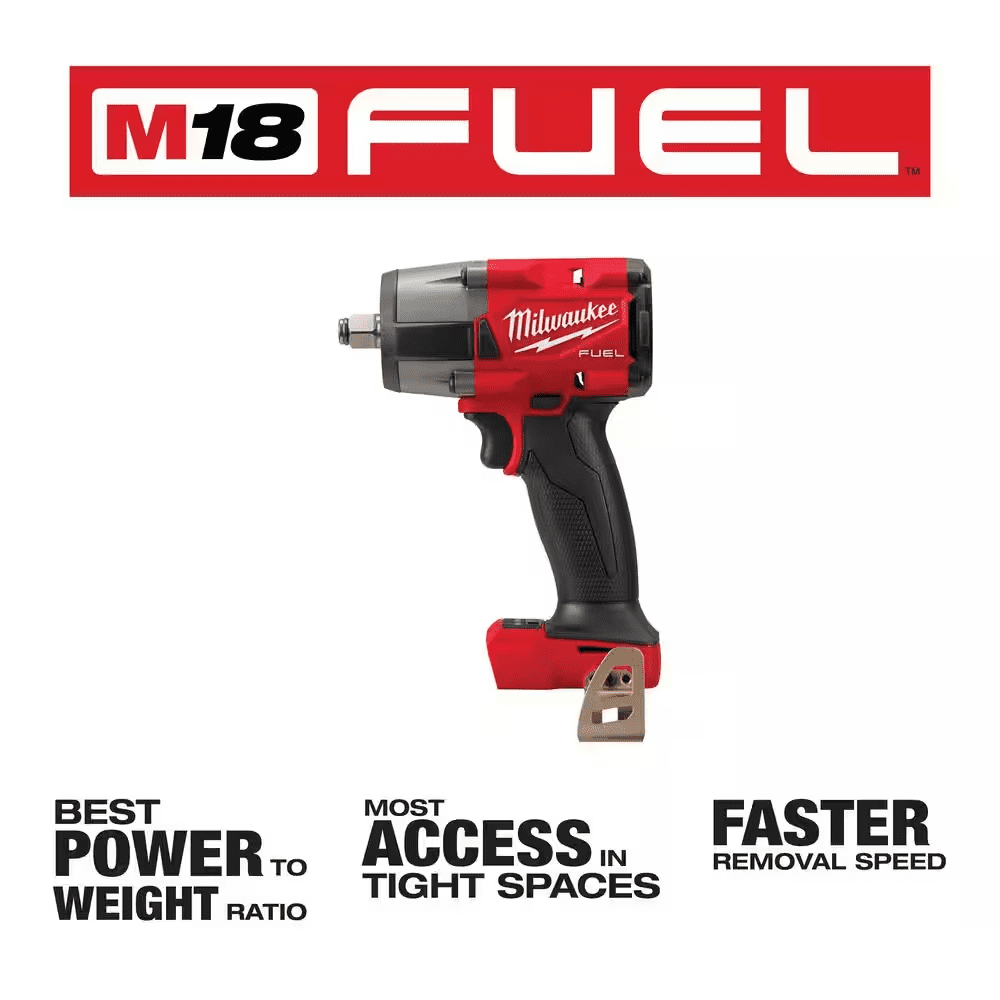 M18 FUEL Gen-2 18V Lithium-Ion Brushless Cordless Mid Torque 1/2 In. Impact Wrench W/Friction Ring (Tool-Only) - Image 3