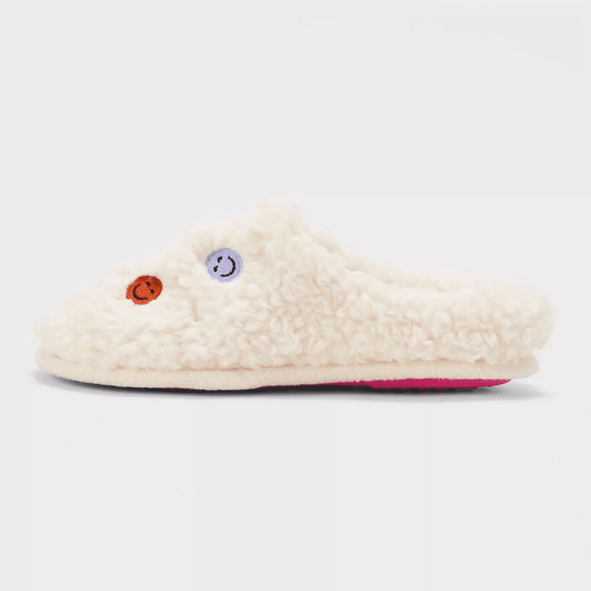 Dluxe by Dearfoams Women'S Smiley Slide Slippers - Image 2