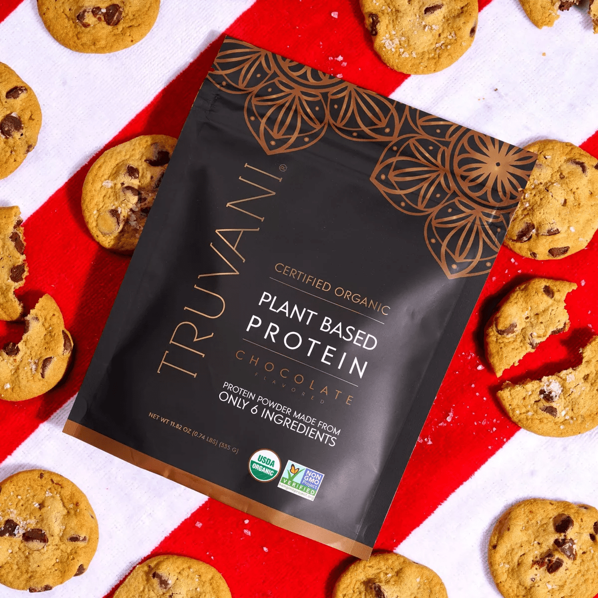 Truvani Organic Plant Based Vegan Protein Powder - Image 3