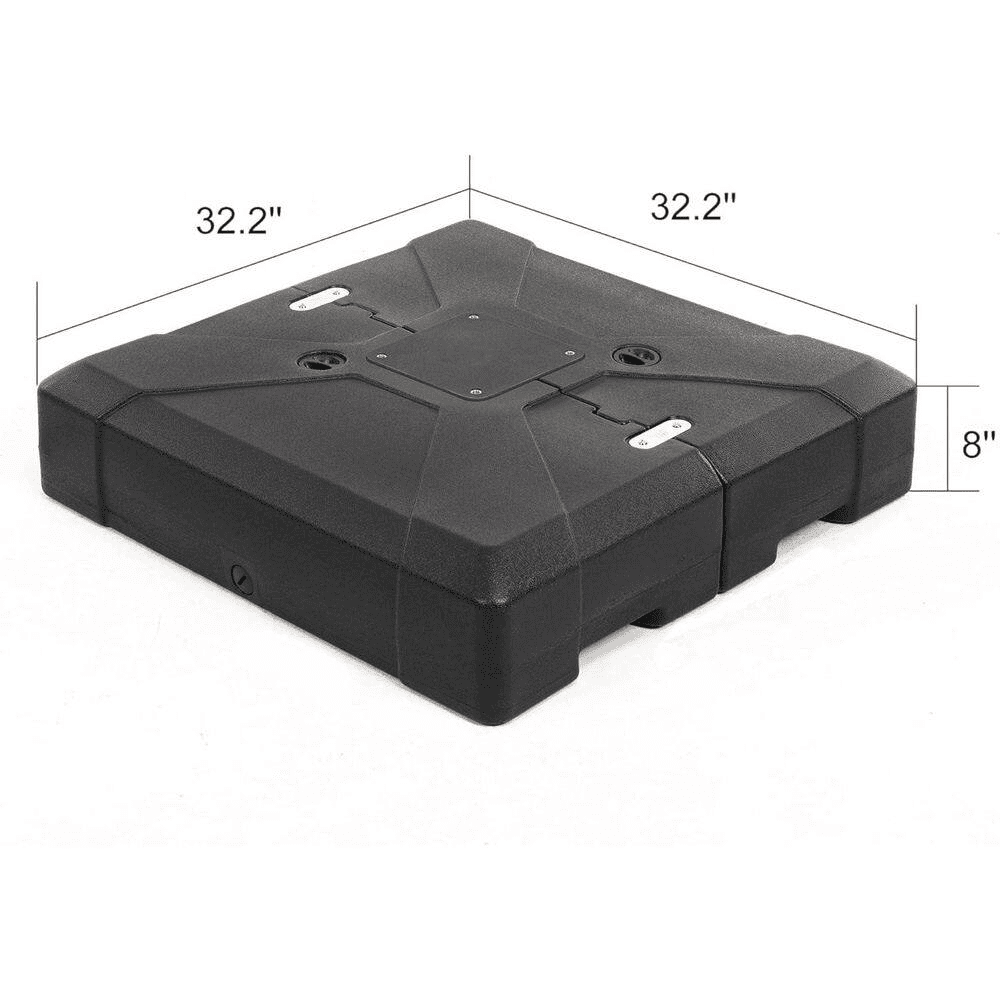 11 Ft. Octagon High-Quality Aluminum Cantilever Outdoor Patio Umbrella with Base, Navy Blue - Image 10