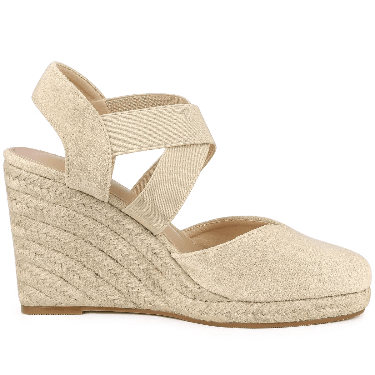 Perphy Women'S Braided Upper Platform Closed Toe Espadrille Wedge Heel Sandals - Image 7