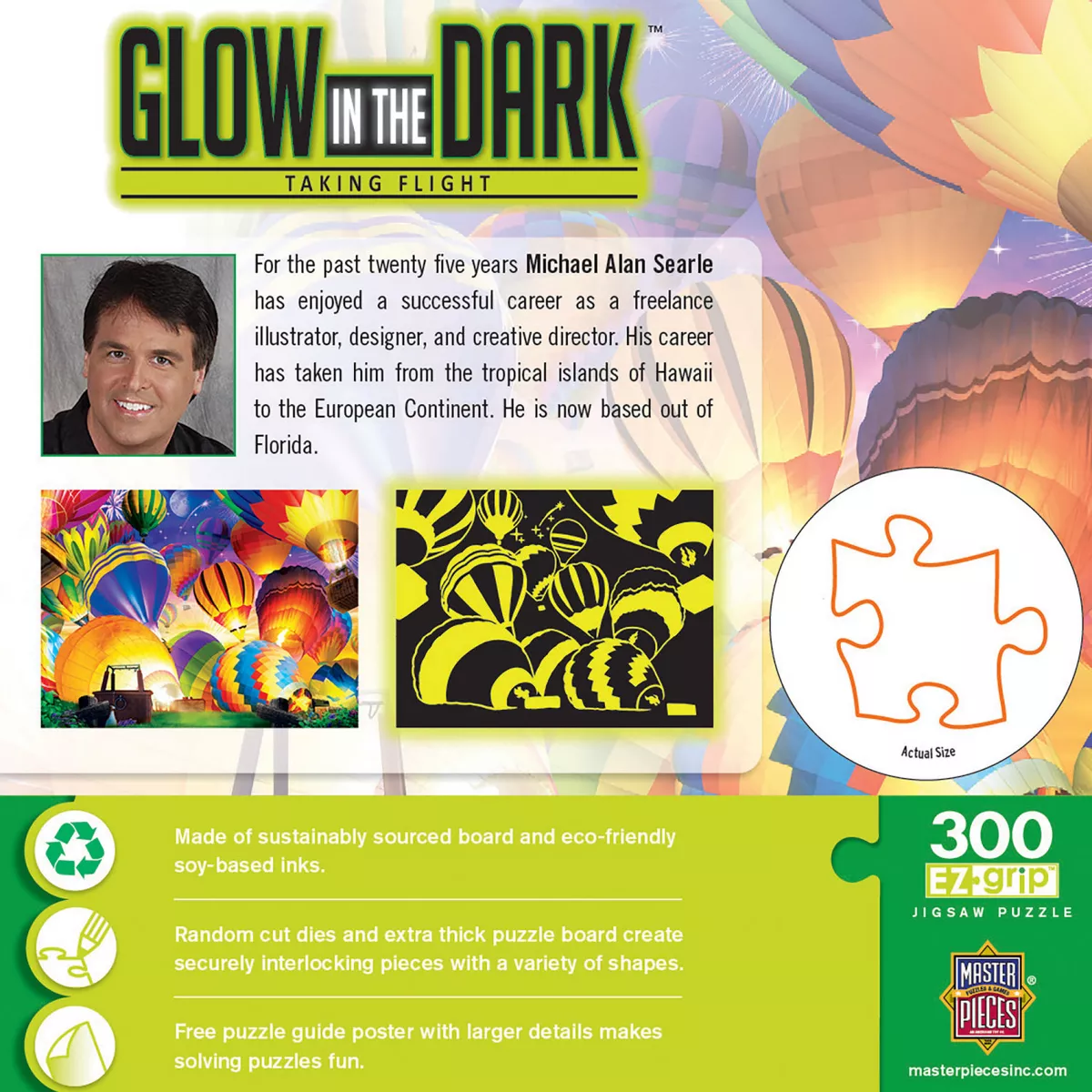 Masterpieces 300 Piece EZ Grip Jigsaw Puzzle - Taking Flight - 18"X24" - Image 4