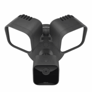 Wired Floodlight Camera - Smart Security Camera, 2600-Lumens, HD Works with Alexa - 1 Camera (Black)