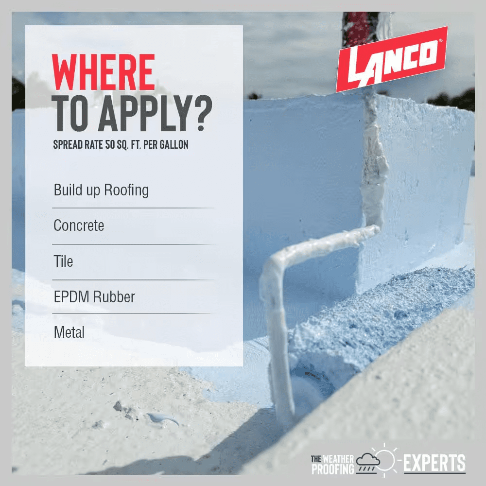 White-Seal plus 5 Gal. Acrylic Elastomeric White Reflective Roof and RV Sealer - Image 3