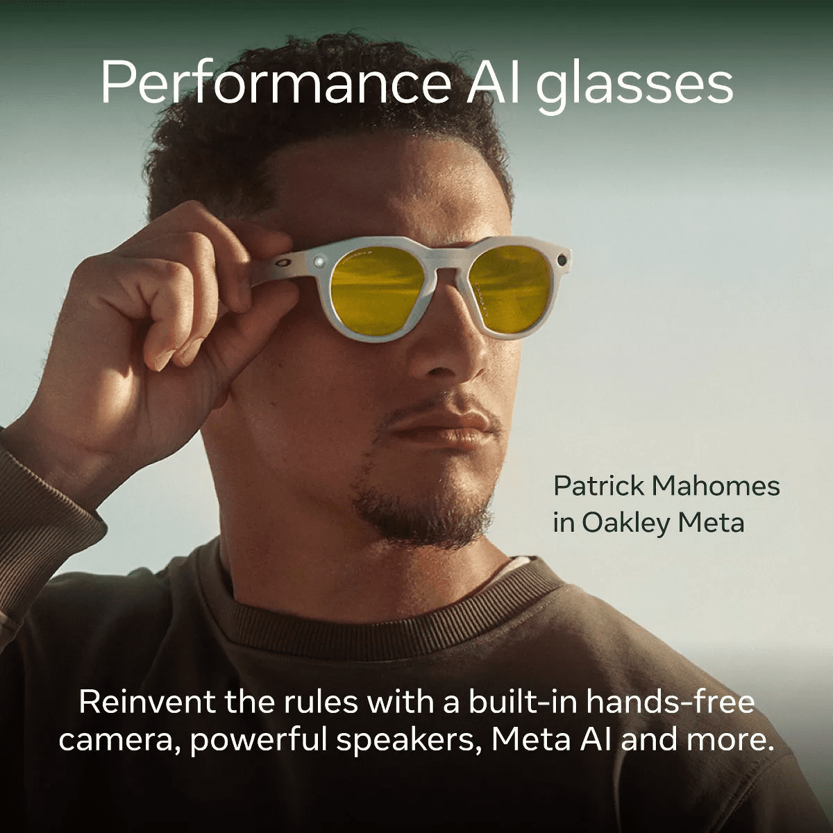 Oakley | Meta HSTN Glasses with Meta AI, Audio, Photo, Video Compatibility - Image 3