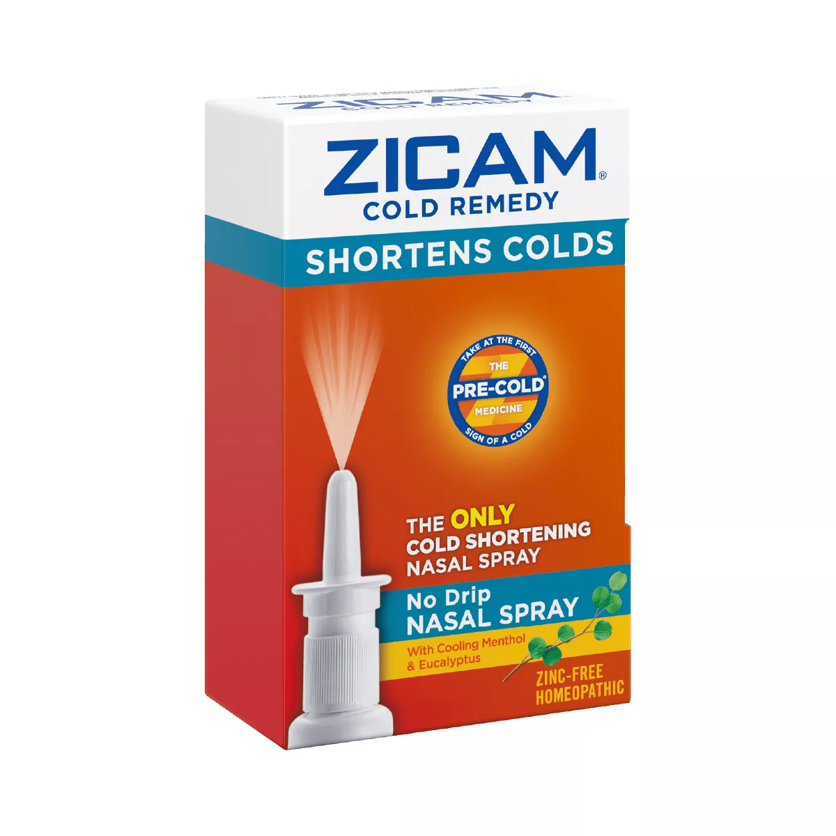 Zicam Cold Remedy Cold Shortening No-Drip Zinc-Free Nasal Spray - 0.5Oz - Image 3