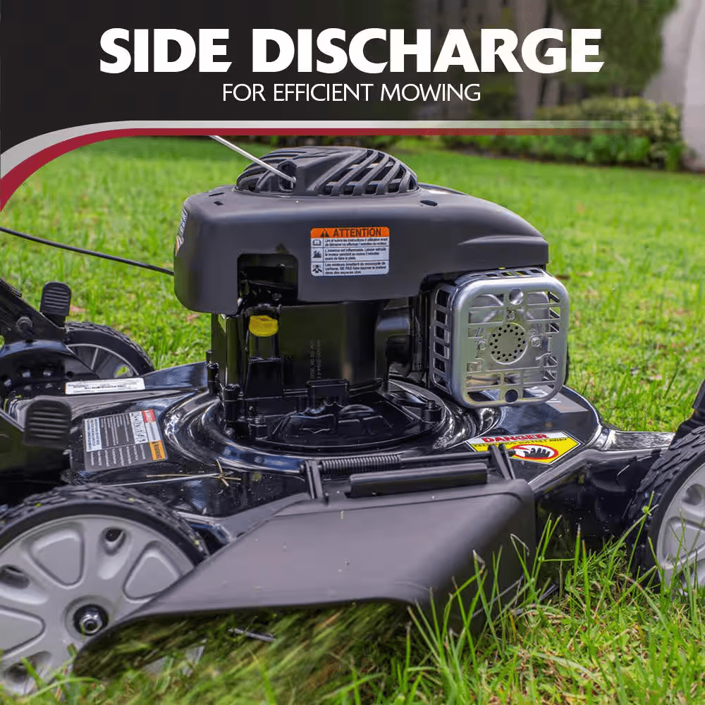 20 In. 125 Cc Briggs & Stratton Walk behind Gas Push Lawn Mower with 4 Wheel Height Adjustment and Prime 'N Pull Start - Image 8