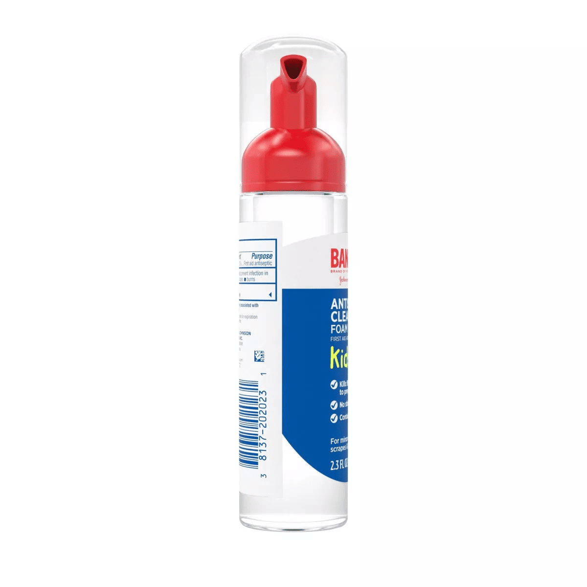 Band-Aid Kids' Antiseptic Cleansing Foam - 2.3 Fl Oz - Image 5