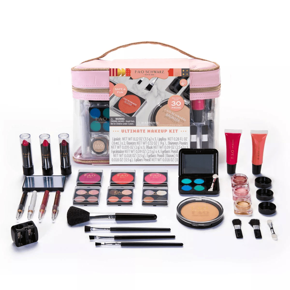 FAO Schwarz 33Pc Ultimate Makeup Artist Kit