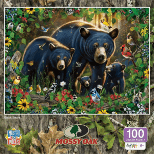Masterpieces Mossy Oak - Black Bears 100 Piece Jigsaw Puzzle