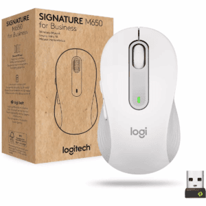 Logitech Signature M650 for Business Medium Wireless Mouse off White