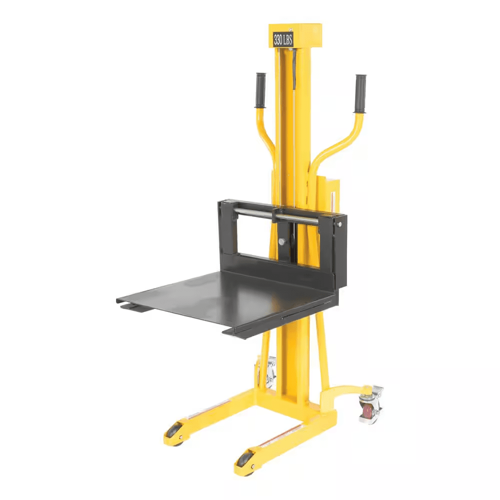 330 Lb. Capacity 23 In. X 59 In. Portable Hand Winch Lifter - Image 2