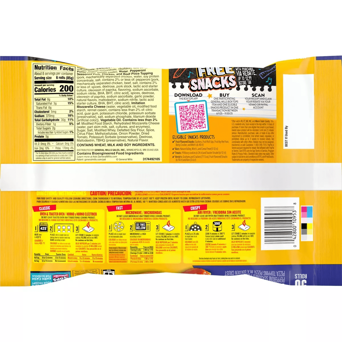 Totino'S Pepperoni Frozen Pizza Rolls - 24.8Oz - Image 10