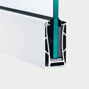 Rana 10 Ft. White Aluminum Base Rail