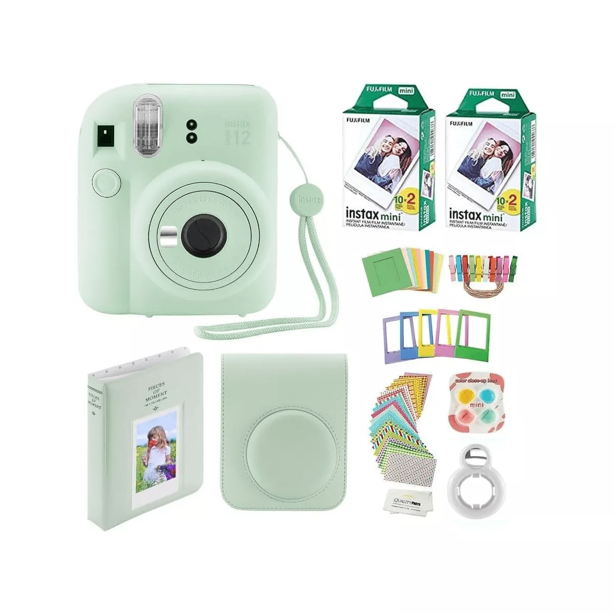 Fujifilm Instax Mini 12 Instant Camera with Case 40Fujifilm Prints Decoration Stickers Frames Photo Album and More Accessories - Image 10