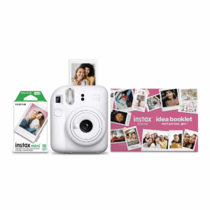 Fujifilm Instax Mini 12 Bundle - Clay White