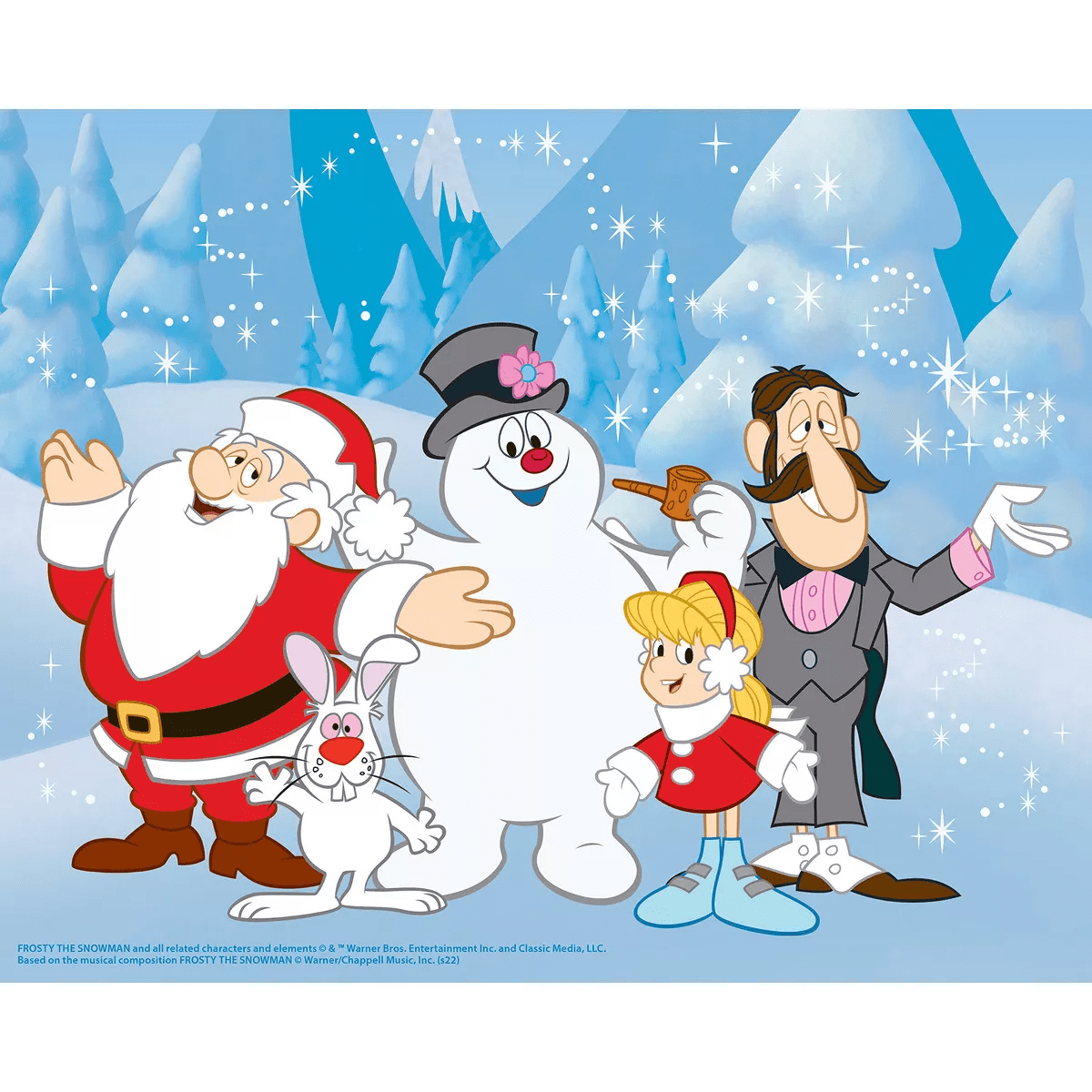 Masterpieces Kids Puzzle Set - Frosty the Snowman 4-Pack 100 Piece Puzzles - Image 4